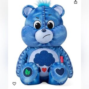 Care Bears 14" Grumpy Denim Bear Plush NWT